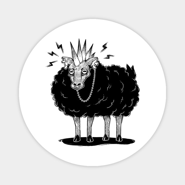 Black Sheep Magnet by MarMuller